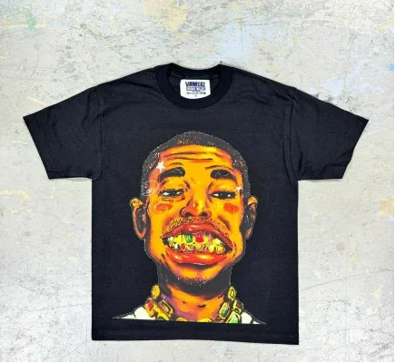Harajuku High Street Couples Graphic Y2k Tops Cartoon Demon Graphic t Shirts