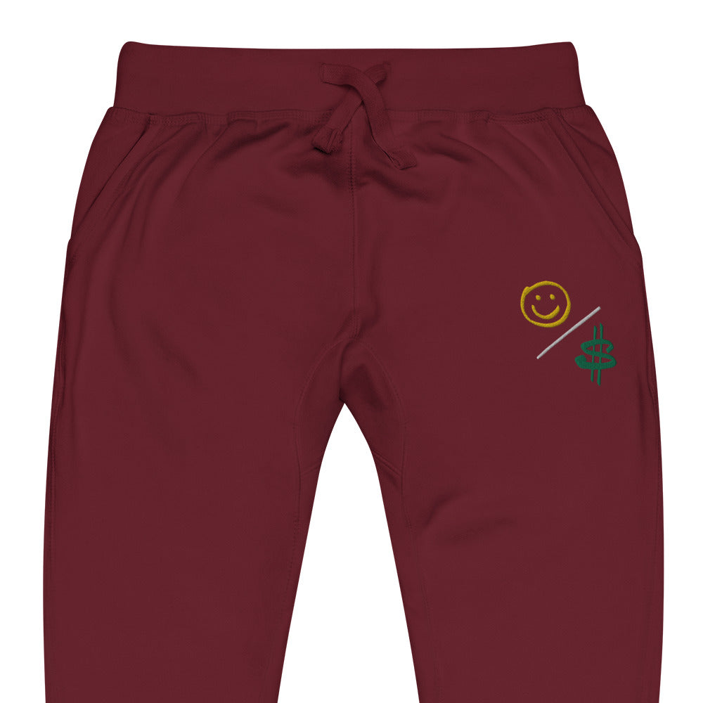 Happiness / Money Unisex fleece sweatpants