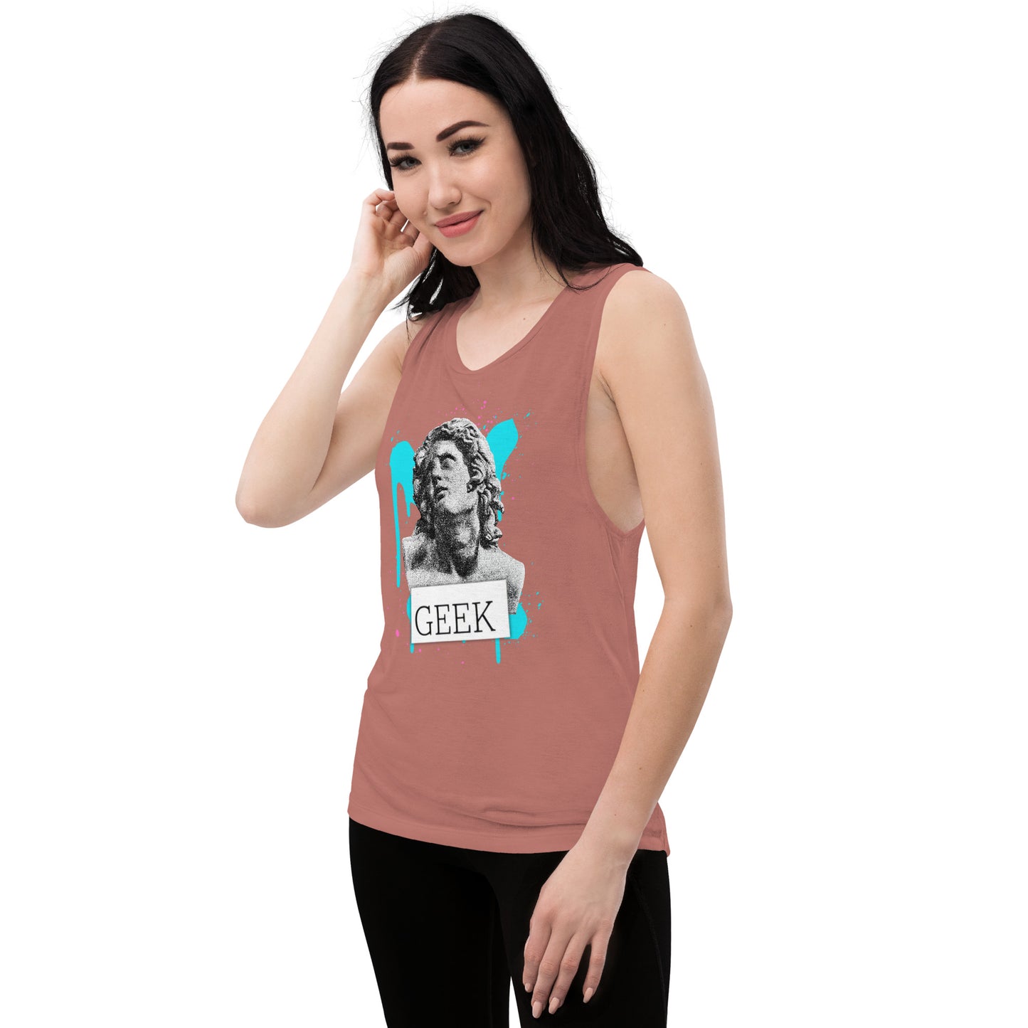 Artsy Geek Ladies’ Muscle Tank