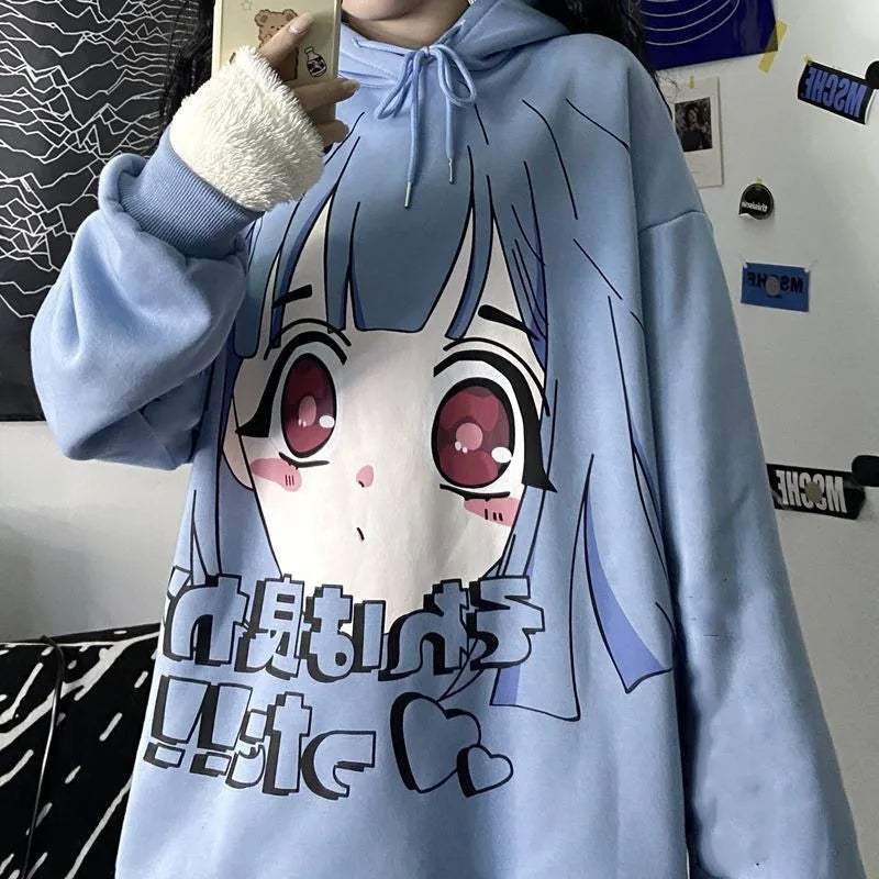 Womens Goth Harajuku Hoodie