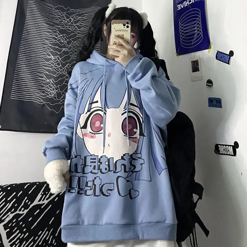 Womens Goth Harajuku Hoodie