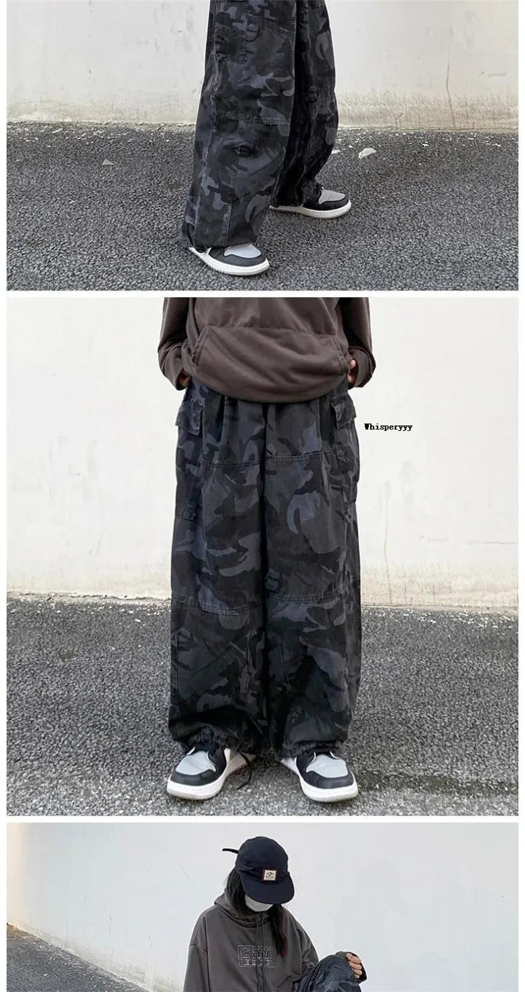 Vintage Military Cargo Pants Men