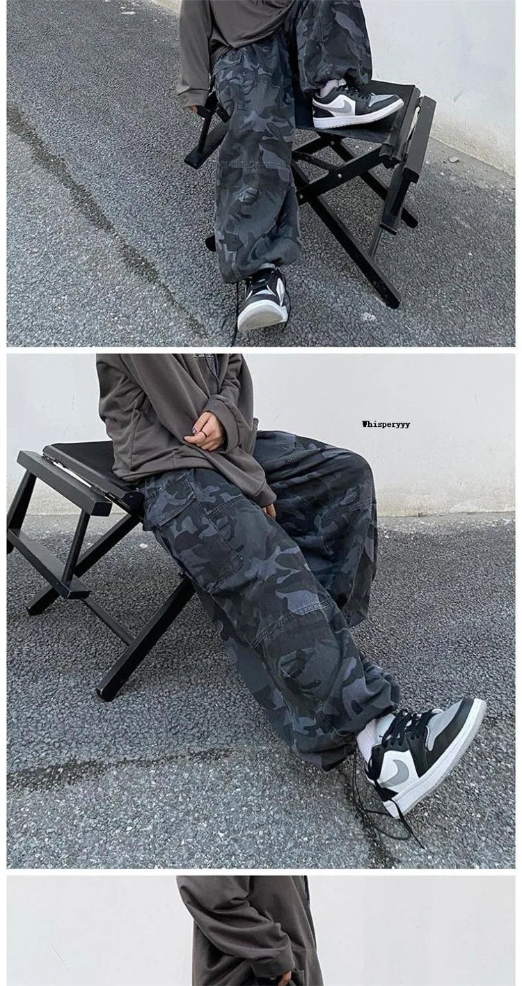 Vintage Military Cargo Pants Men