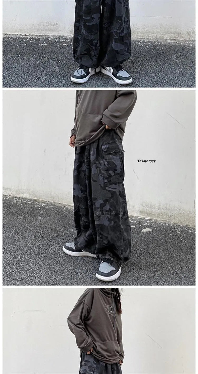 Vintage Military Cargo Pants Men