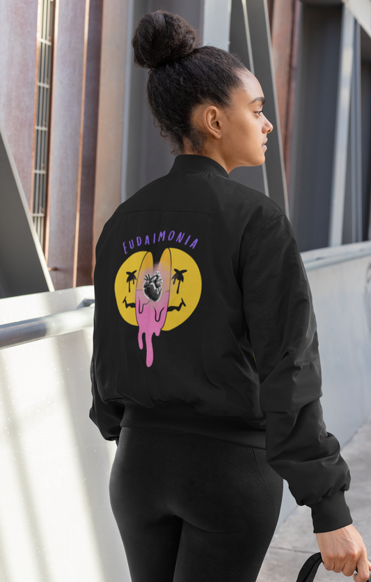 Love Conquers Lightweight Bomber Jacket