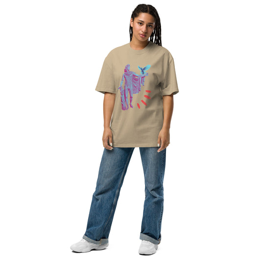 Enlightened Oversized faded t-shirt