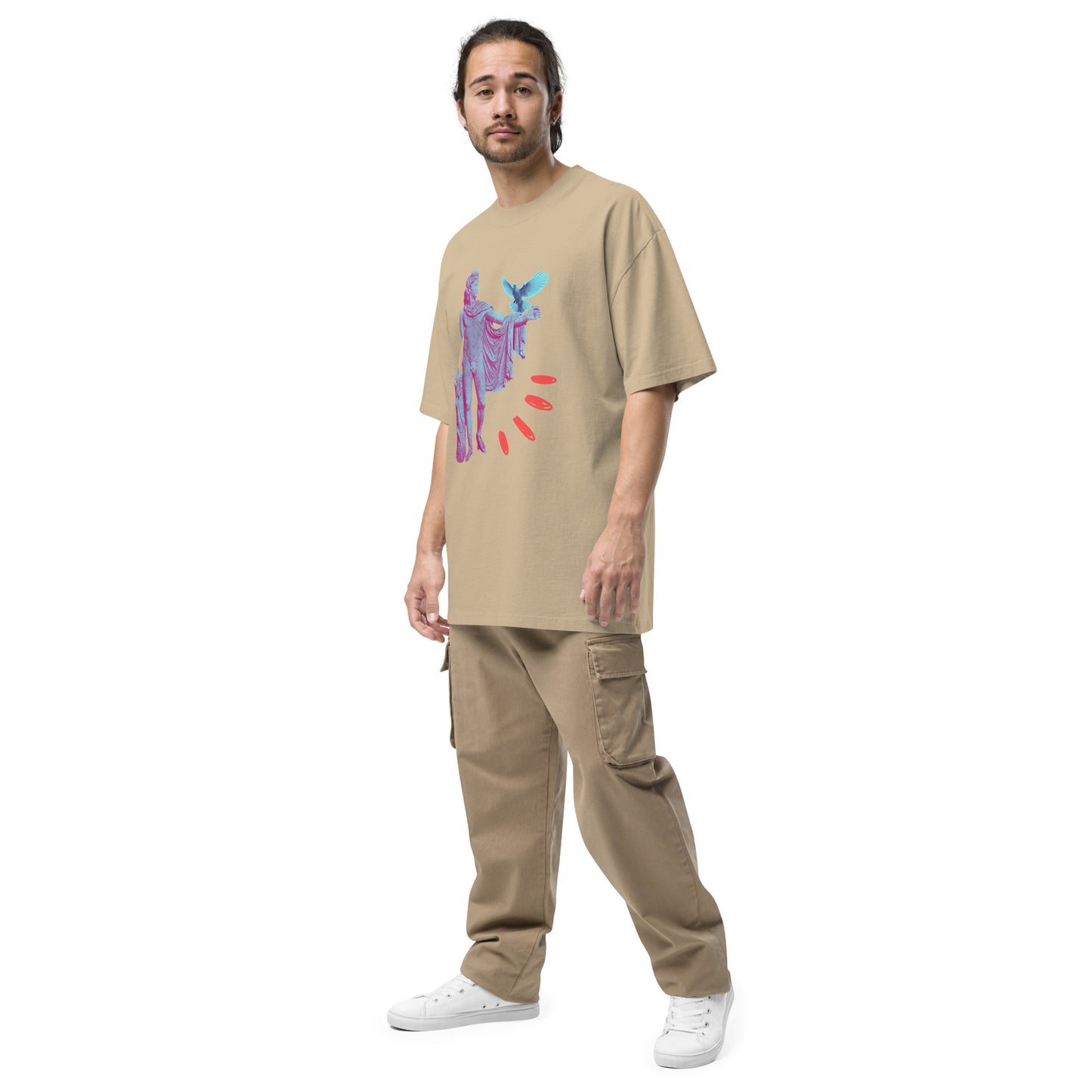 Enlightened Oversized faded t-shirt