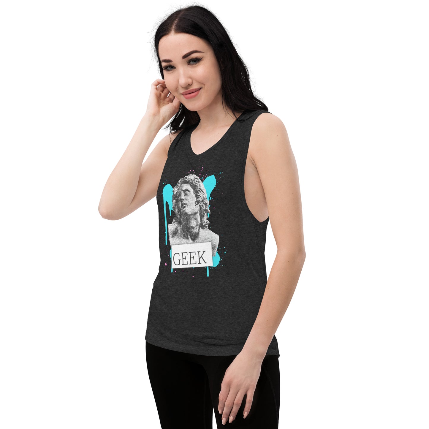 Artsy Geek Ladies’ Muscle Tank