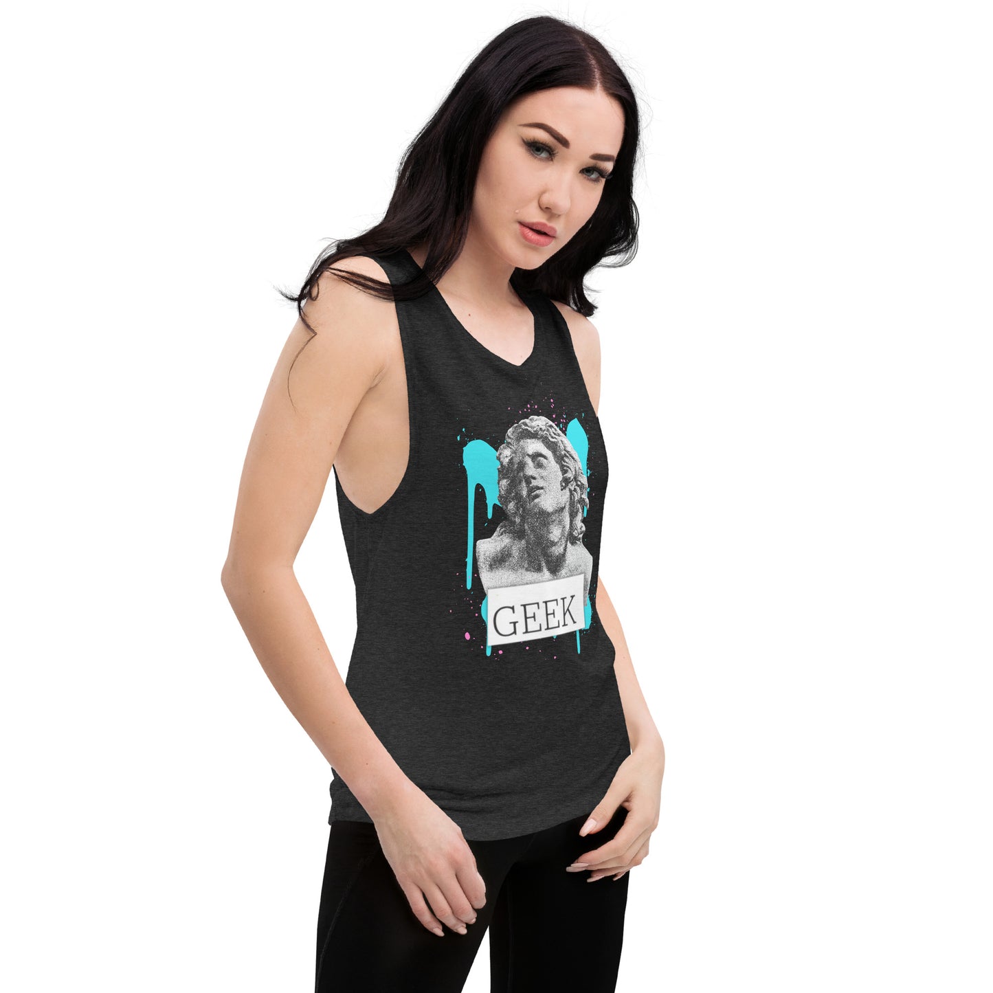 Artsy Geek Ladies’ Muscle Tank