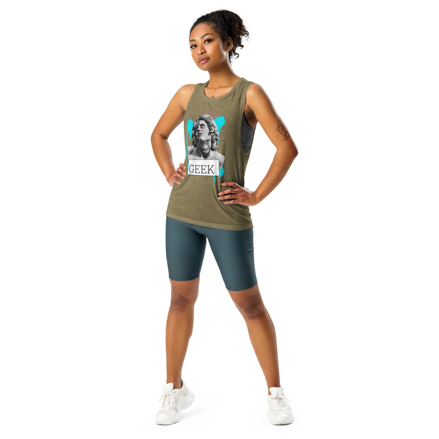 Artsy Geek Ladies’ Muscle Tank