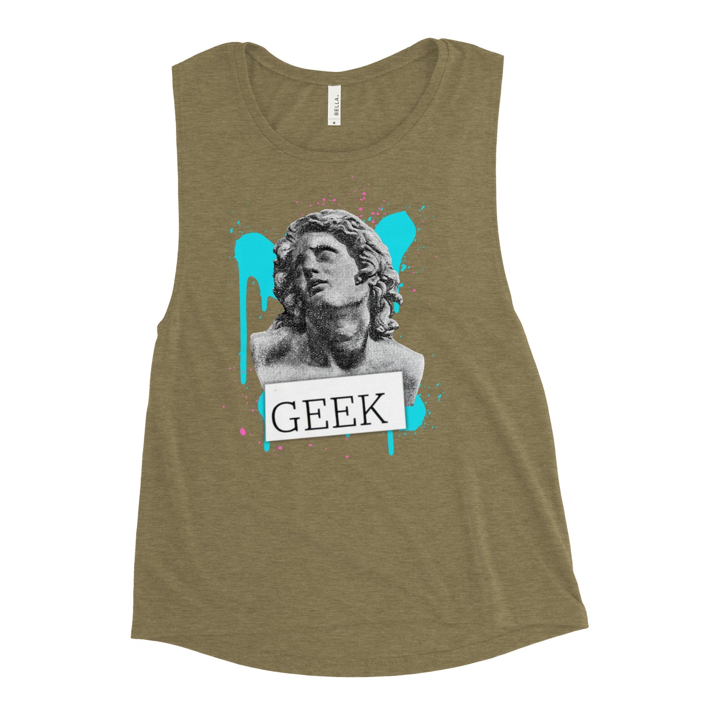 Artsy Geek Ladies’ Muscle Tank