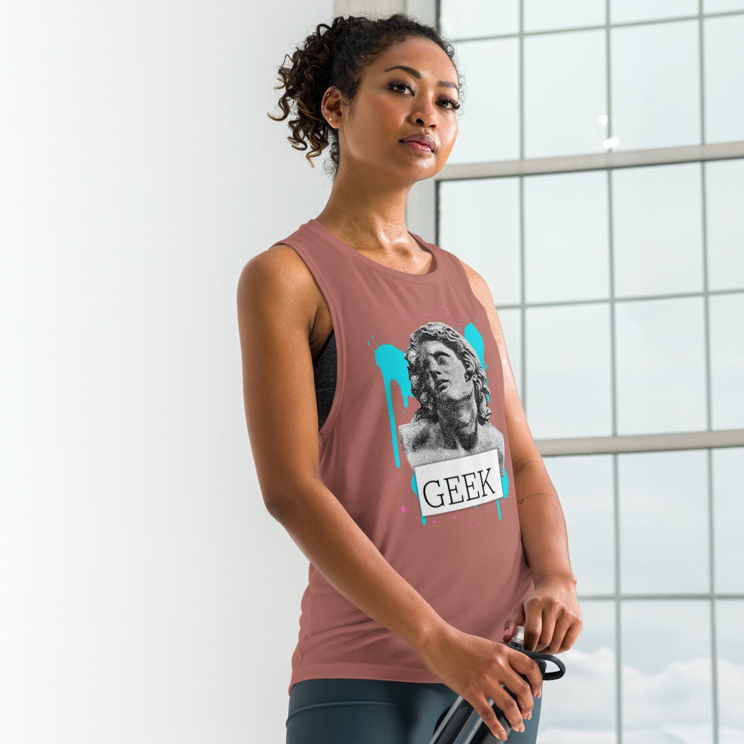 Artsy Geek Ladies’ Muscle Tank